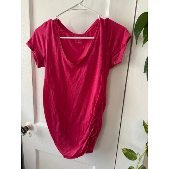 Motherhood Maternity women’s size small pink shirt - Picture 2 of 7